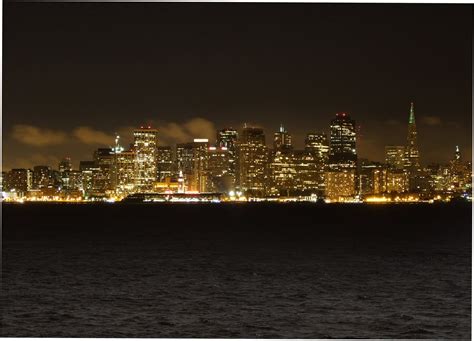 san francisco skyline by night Free Photo Download | FreeImages