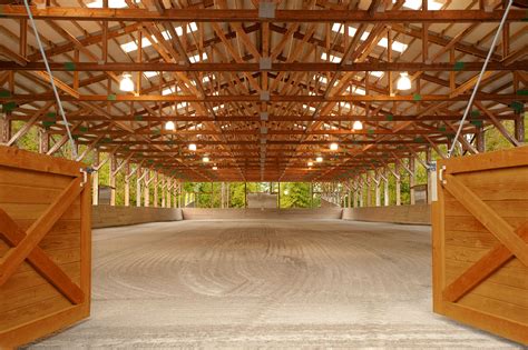 Beautiful wooden Arena | Stables, Horse arena, Dream horse barns