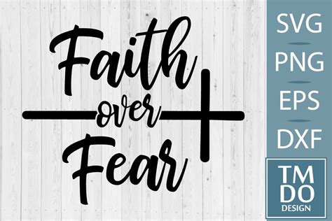 Faith over Fear SVG Graphic by TMDOdesign · Creative Fabrica