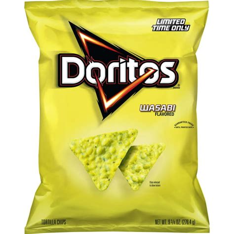 Doritos Wasabi Flavored Tortilla Chips 9.75oz - Walmart.com - Walmart.com