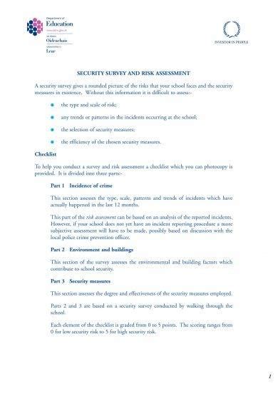 Security Assessment - 13+ Examples, Format, Pdf, Tips