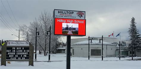 Hilltop High School - PM Signs