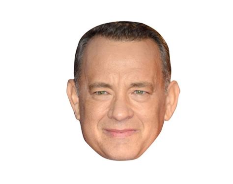 Tom Hanks VIP Celebrity Cardboard Cutout Face Mask