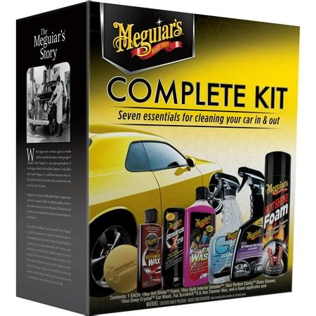 Meguiar's Complete Car Care Kit, G19900, Kit – Walmart Inventory ...