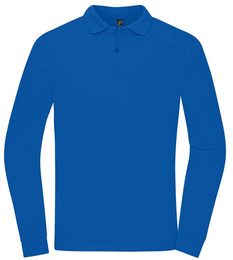 Premium heren polo met lange mouwen bedrukken | ShirtUp!