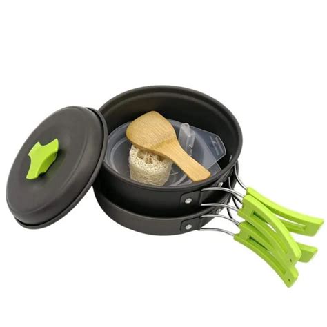 Lightweight Portable Nonstick Cookware Set Camping Cookware 2 Person - Buy Travel Cooking Set ...