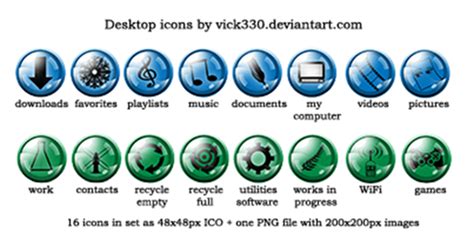 Desktop Icons Folders by vick330 on DeviantArt