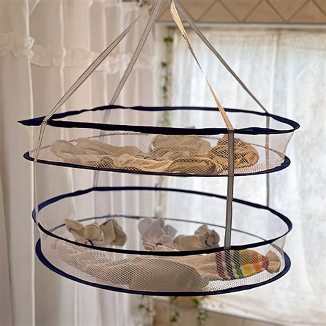 Collapsible drying rack - Hanging netted baskets | SmartaSaker