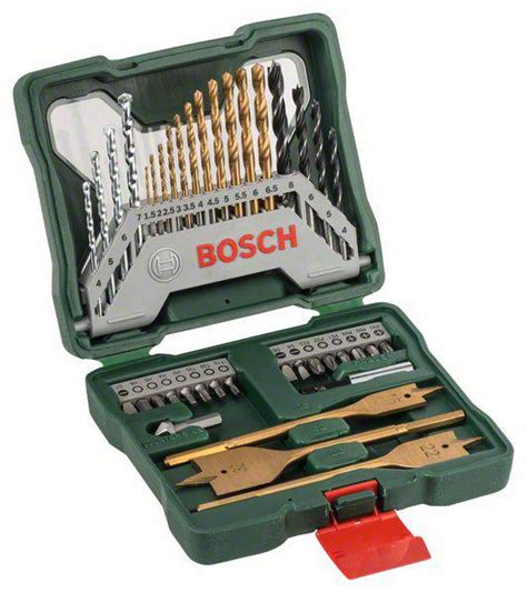 Bosch Accessories 2607019600 X-Line TiN 40-piece Universal drill bit ...