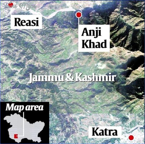 CHENAB BRIDGE MAP - ToursMaps.com