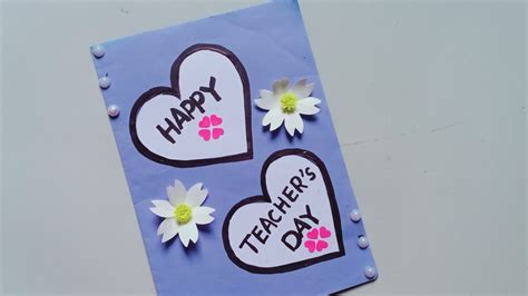 How To Make Teachers Day Greeting Cards