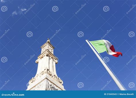 Waving italian flag stock image. Image of homeland, mediterranean ...