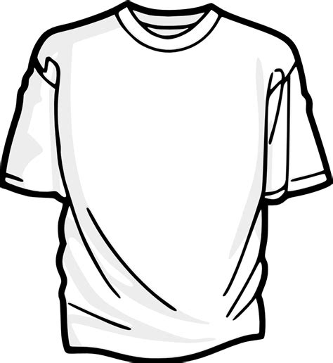 OnlineLabels Clip Art - Blank T-Shirt