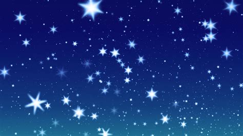 White Stars In Blue Sky Background HD Christmas Star Wallpapers | HD ...