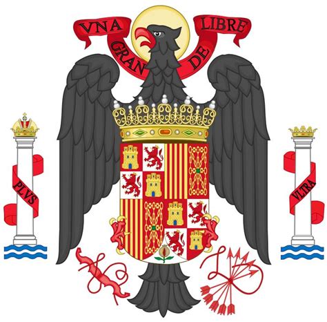 Coat of Arms of Spain (1945-1977).svg | Coat of arms, European history ...