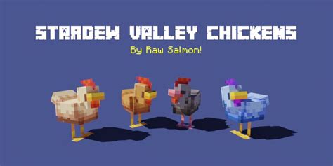 Stardew Valley Chickens Minecraft Texture Pack