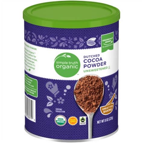 Simple Truth Organic™ Unsweetened Dutched Cocoa Powder, 8 oz - Fred Meyer