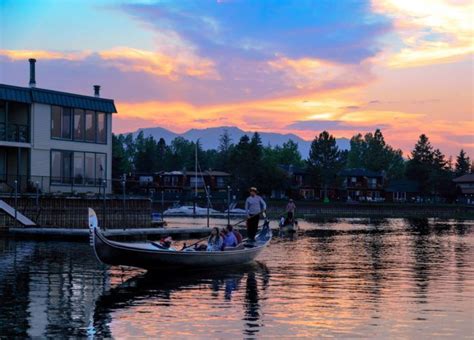 Take A Sunset Cruise Across Lake Tahoe On A Venetian Gondola For A ...