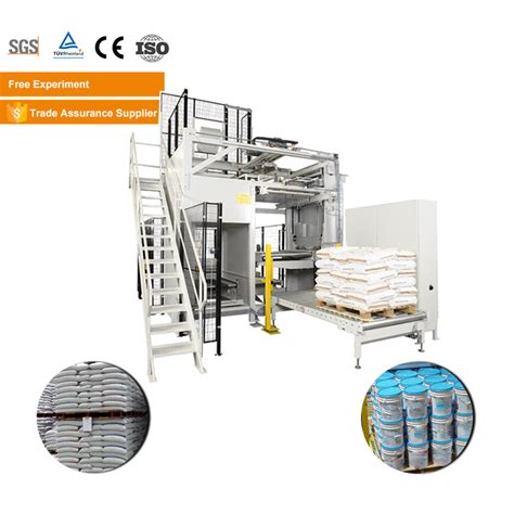 Gate 50kg Load Automatic Industrial Robot Seeds Stacker Robot Palletizer Stacking Palletizer ...