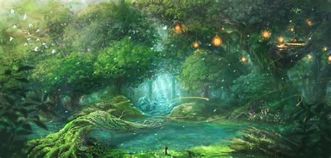 🔥 [73+] Anime Forest Background | WallpaperSafari