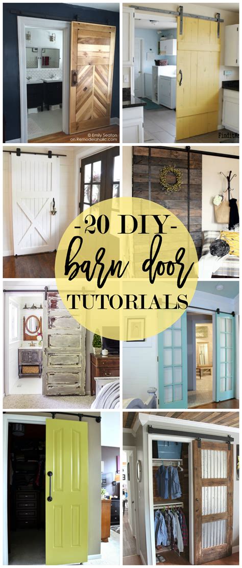 20 DIY Barn Door Tutorials