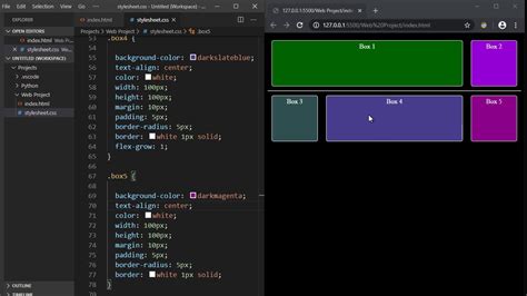 CSS Flexbox Tutorial - 11 - Layout Part 3 - YouTube