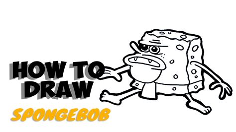 How to Draw Caveman Spongebob Step by Step - YouTube