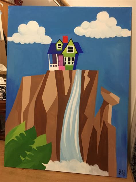 Up Themed Party | Paradise Falls Painting