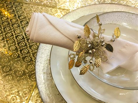 Plate On Luxury Gold Table Free Stock Photo - Public Domain Pictures