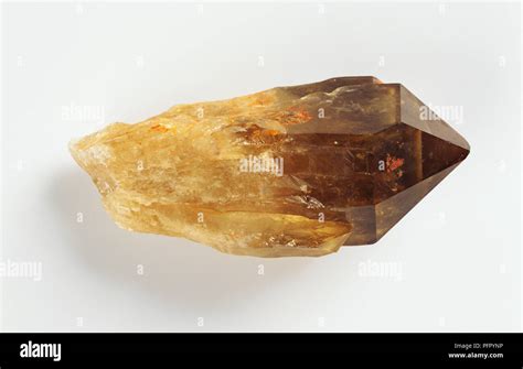 Smoky quartz crystal Stock Photo - Alamy