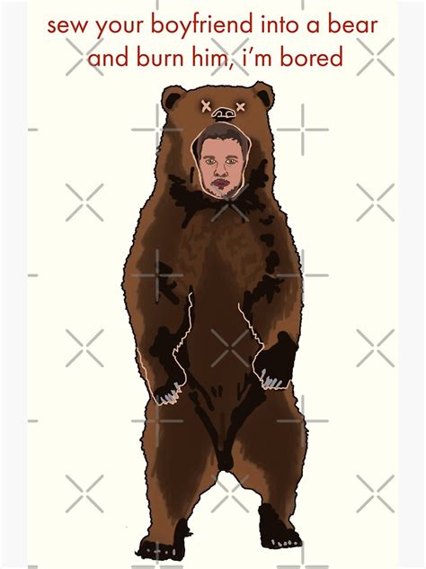 "Midsommar Christian Bear Costume" Sticker for Sale by sophdrink | Redbubble