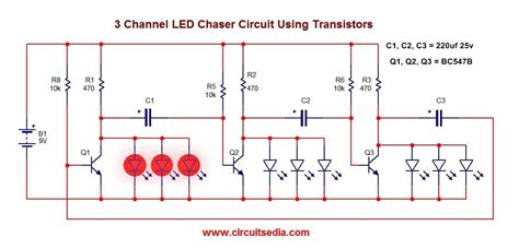 Easy 3 Channel LED Flasher/Chaser-Electron-FMUSER FM/TV Broadcast One-Stop Supplier