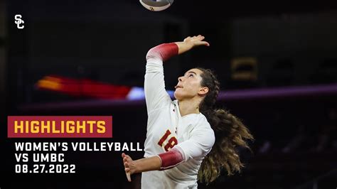 Women's Volleyball - USC 3, UMBC 0: Highlights (8/27/22) - YouTube