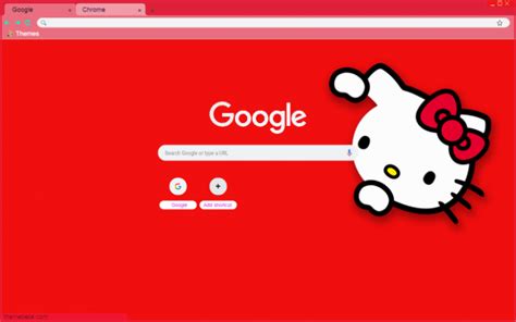 HELLO KITTY Chrome Theme - ThemeBeta