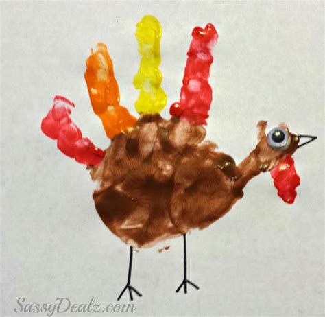 Drawing A Turkey With Your Hand