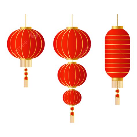 Realistic Lantern Vector Hd Images, Realistic Chinese Lantern, Chinese, Lantern, Realistic PNG ...