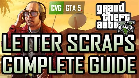 GTA 5 Letter scraps guide and final cutscene - YouTube