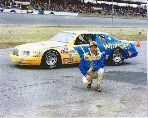 Dale Earnhardt # 15 Wrangler Ford Thunderbird At Daytona Photograph by ...