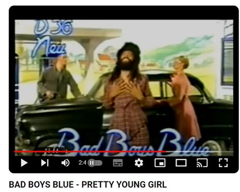 배드 보이즈 블루(Bad Boys Blue) 인기곡 Pretty Young Girl 80년대 유로댄스