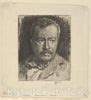 Childe Hassam - C.H. (Self-Portrait) - Historic Pictoric