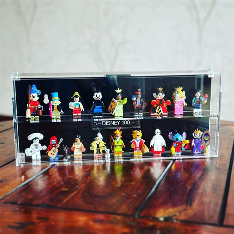 Acrylic Display Case for LEGO Minifigures Disney 100 Series - Laser Frame