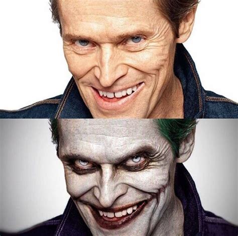 Willem Dafoe as Joker | Arte do palhaço, Super herói, Fotos coringa