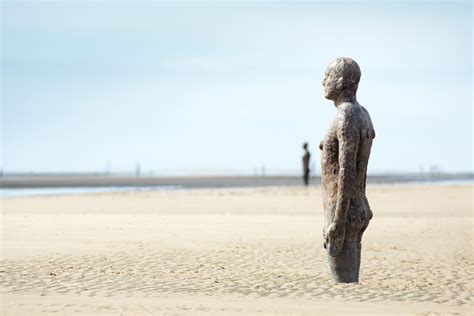 Free Stock photo of Cast iron statue facing to sea - Another Place ...