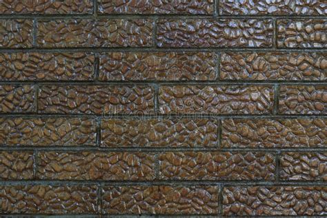 Beautiful Smooth Plain Background of a Decorative Brick Wall Stock ...