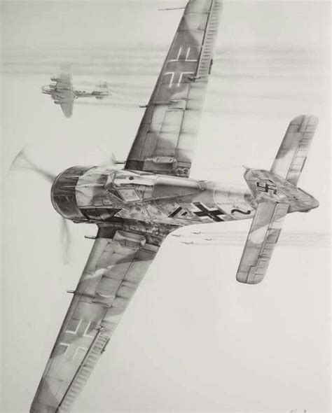 FOCKE WULF FW 190 Aircraft Painting, Aircraft Art, Wwii Aircraft, Fighter Aircraft, Military ...