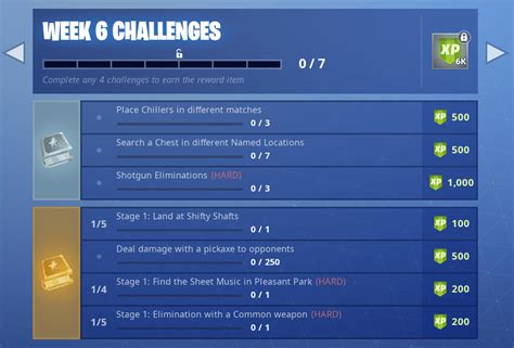 Fortnite Season 6, Week 6 challenges and how to complete them - Dexerto