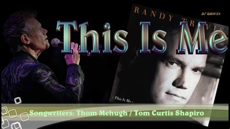 Randy Travis - This Is Me (1994) - YouTube