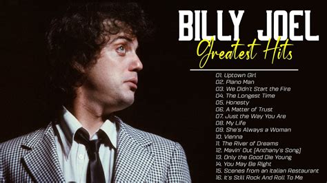 Billy Joel Best Songs Collection | Billy Joel Greatest Hits Full Album 2022 - YouTube