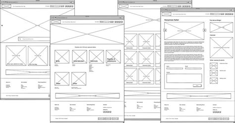 Low Fidelity Wireframe Template