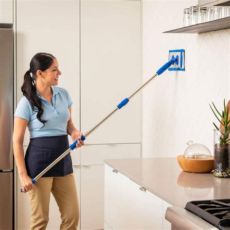 PREMIUM MINI MICROFIBER MOP SYSTEM – GREAT FOR FLOORS, WALLS, CEILINGS ...